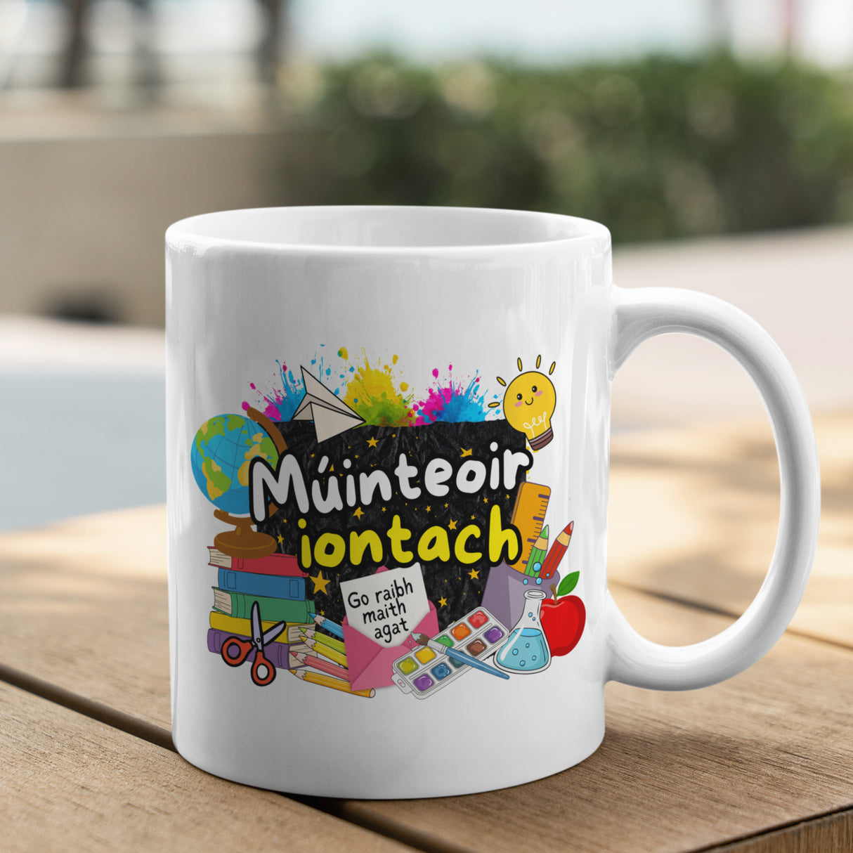 Múinteoir Iontach Mug – Irish Teacher Thank You Gift