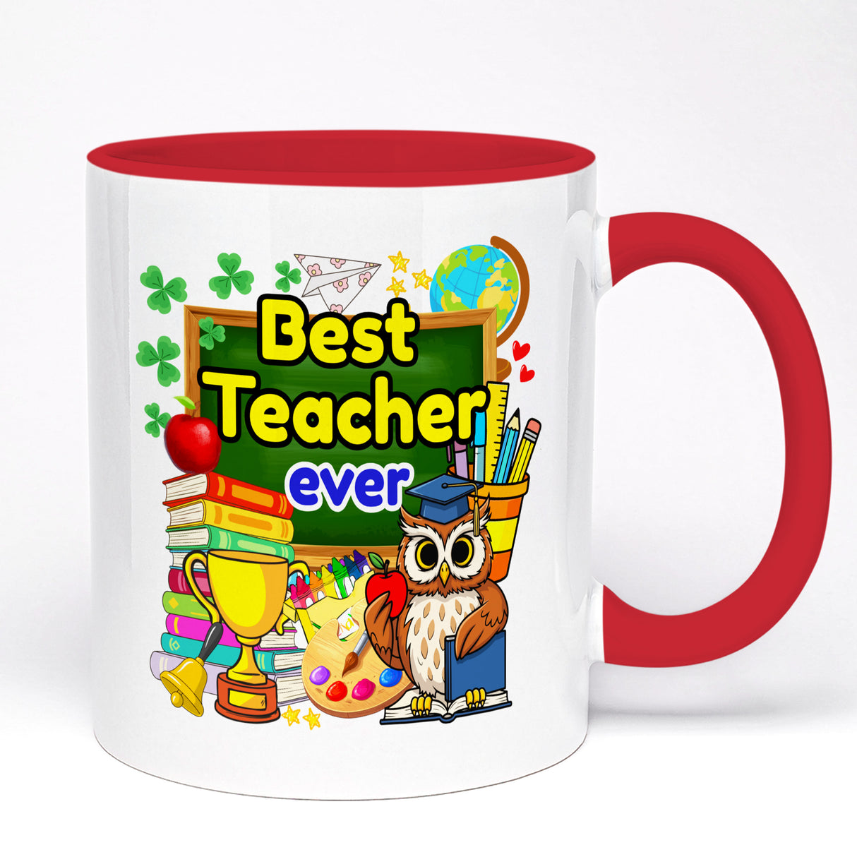 Best Teacher Ever Mug – Colourful Teacher Gift