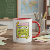 Teacher's Gift Mug, Humorous Design, 11oz Ceramic Tea Coffee Mug