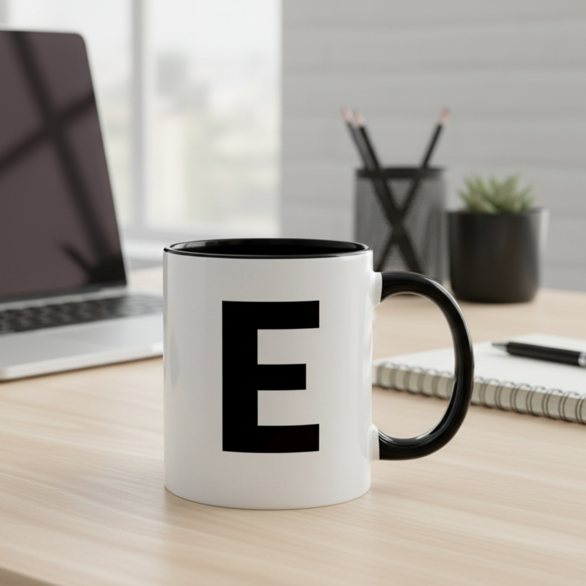 Mug With Letter | Personalise Your Mug | 11oz Ceramic Mug Gift