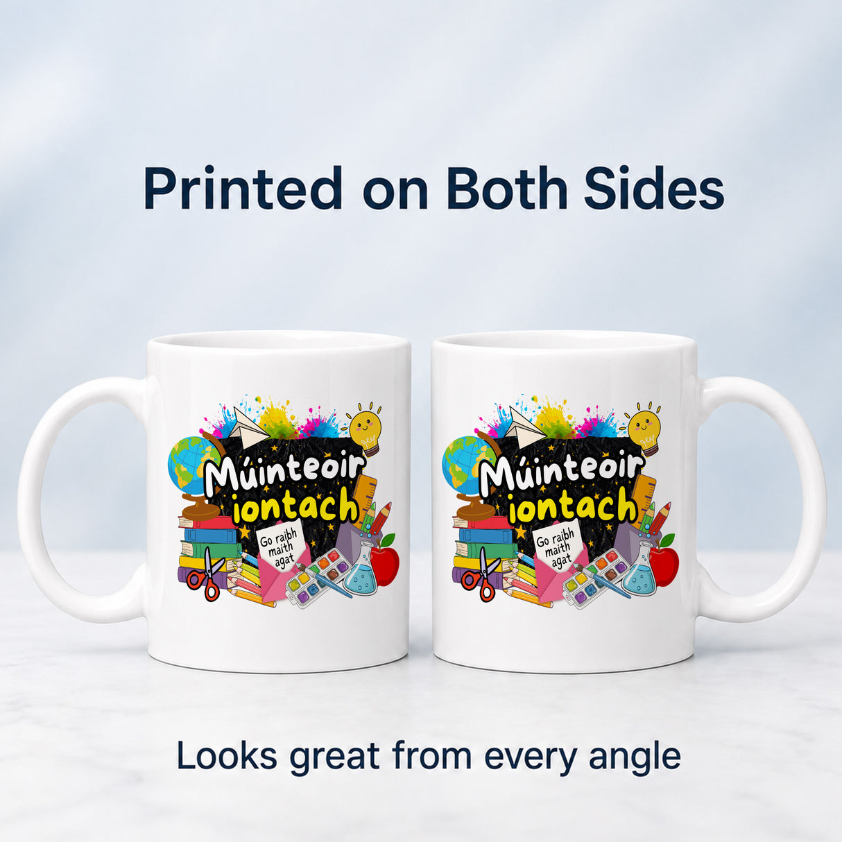 Múinteoir Iontach Mug – Irish Teacher Thank You Gift