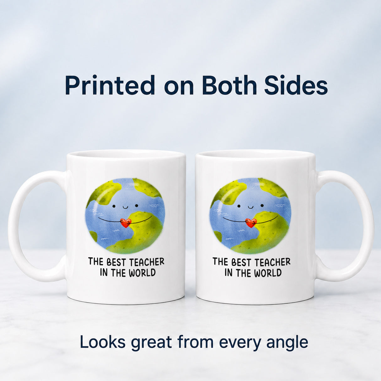 The Best Teacher in the World Mug – Teacher Gift