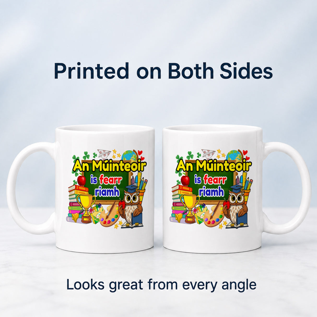 An Múinteoir Is Fearr Riamh Mug – Irish Teacher Gift