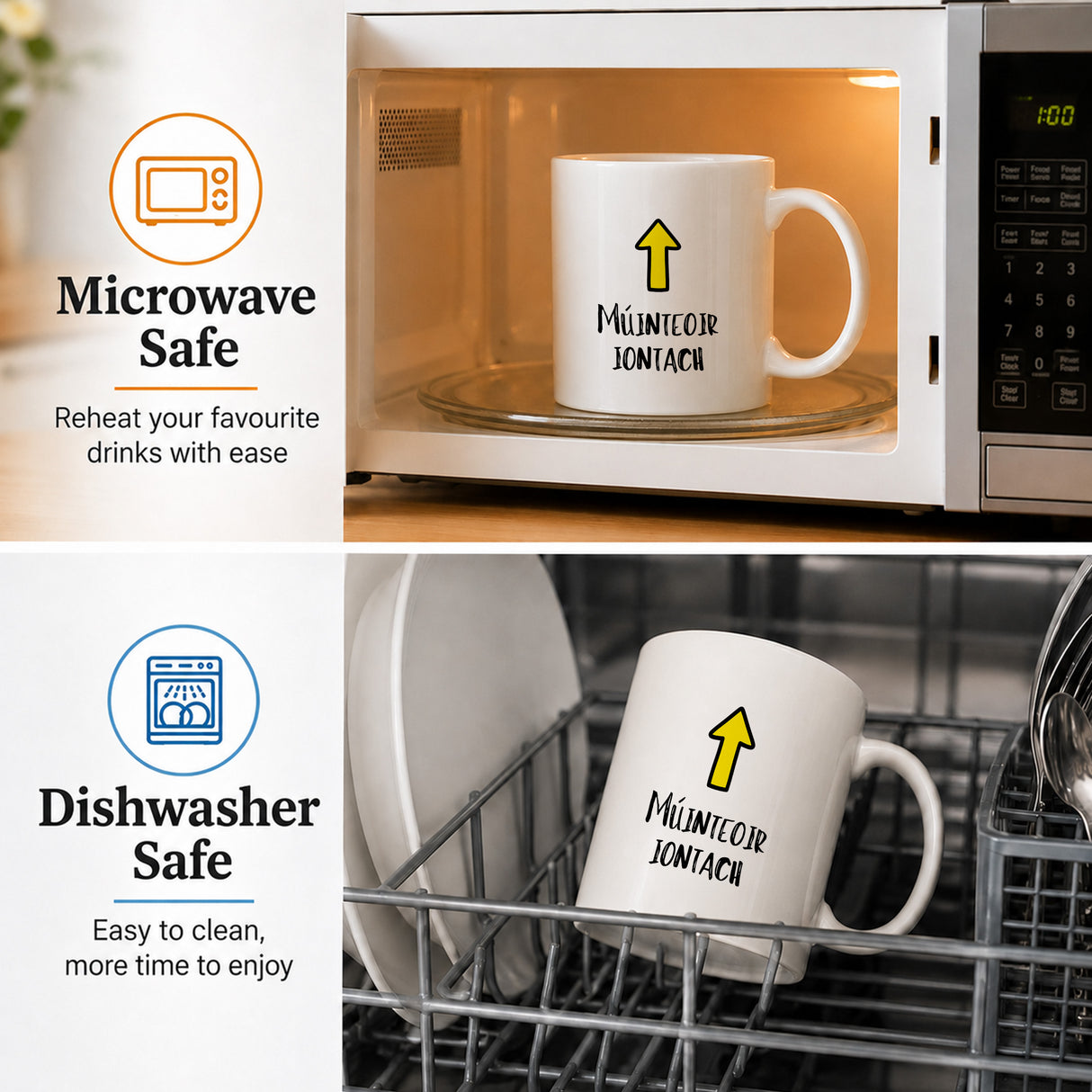 Múinteoir Iontach Mug (Great Teacher) – Irish Teacher Gift