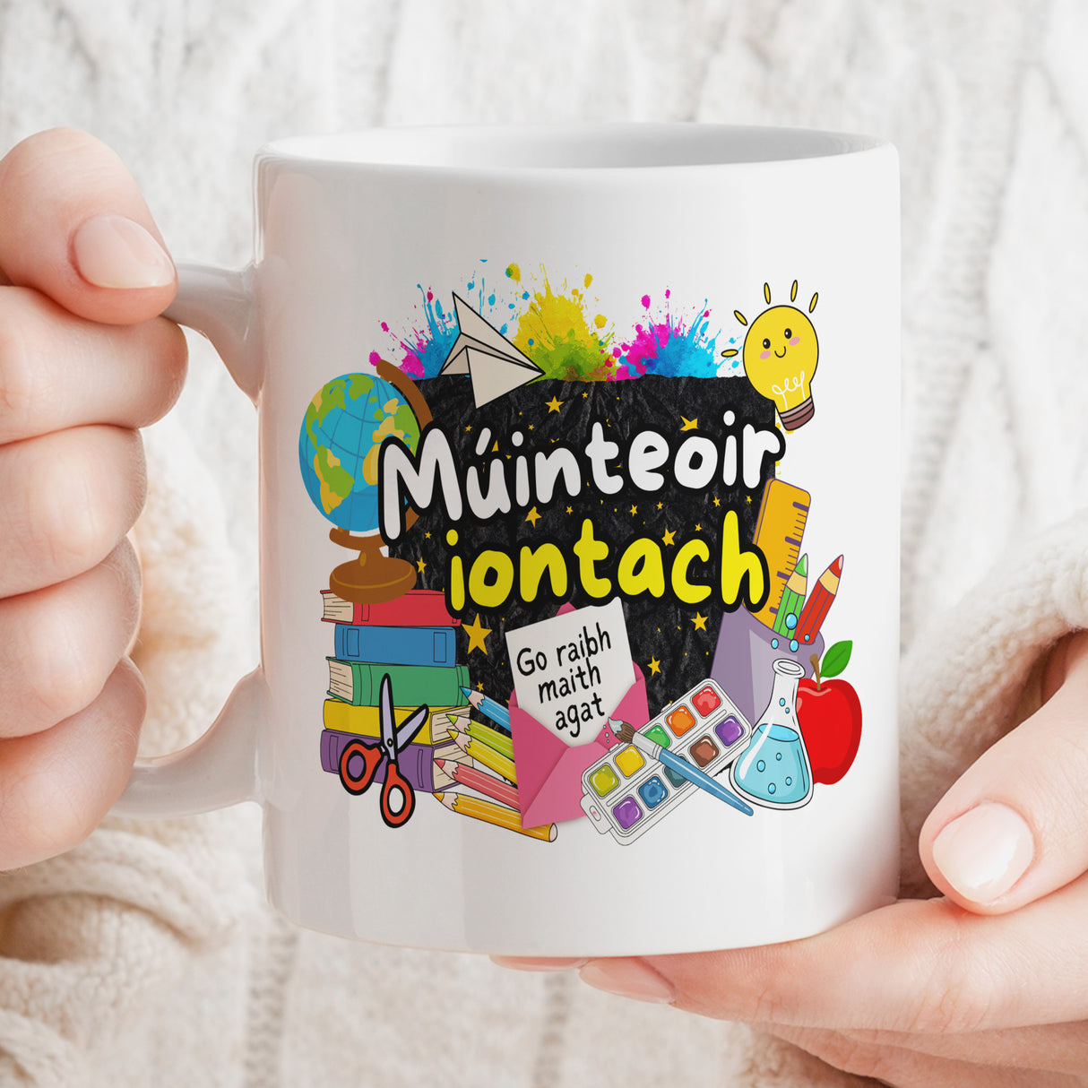 Múinteoir Iontach Mug – Irish Teacher Thank You Gift