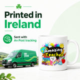 Amazing Teacher Mug – Colourful Teacher Thank You Gift