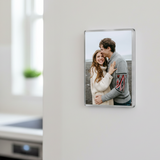Custom Photo Magnet 6cm x 9cm, Upload Your Photo, Clear Acrylic Fridge Photo Magnet