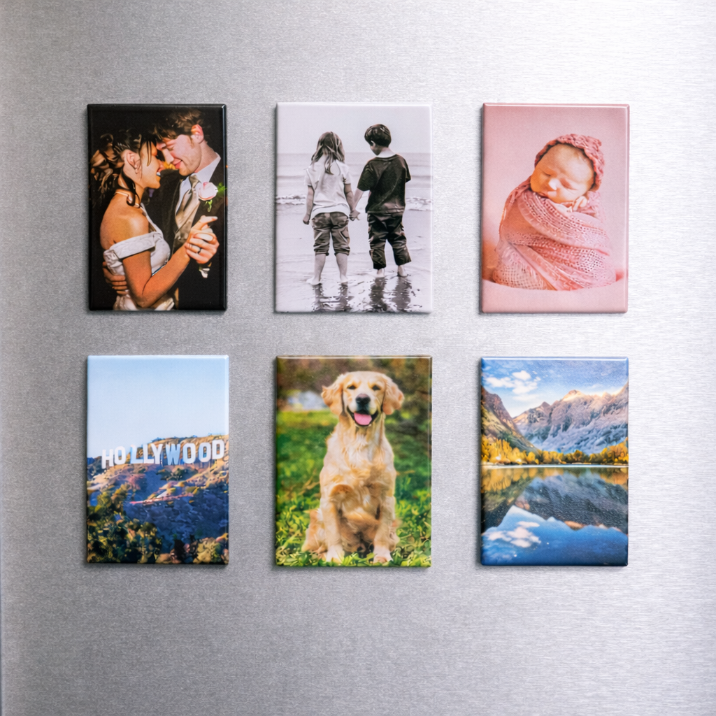 Custom Photo Magnets – Set of 6 (Most Popular)