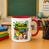 Best Teacher Ever Mug – Colourful Teacher Gift