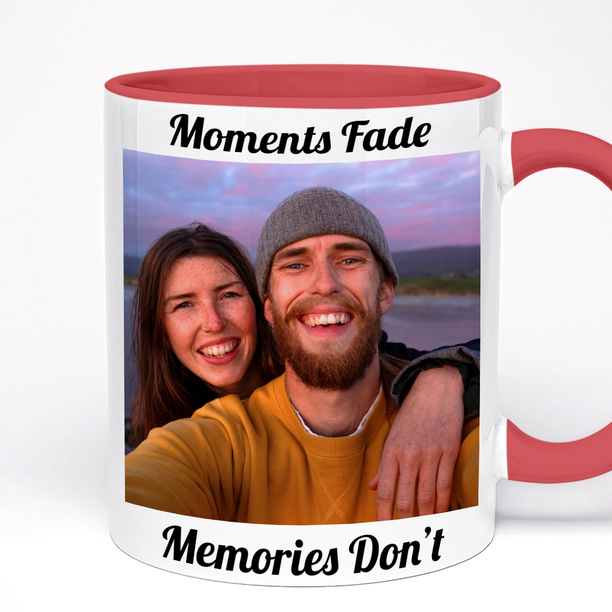 Any Image Any Text Gift Mug | Upload Your Image And Enter Your Text Options | 11oz Ceramic Cup